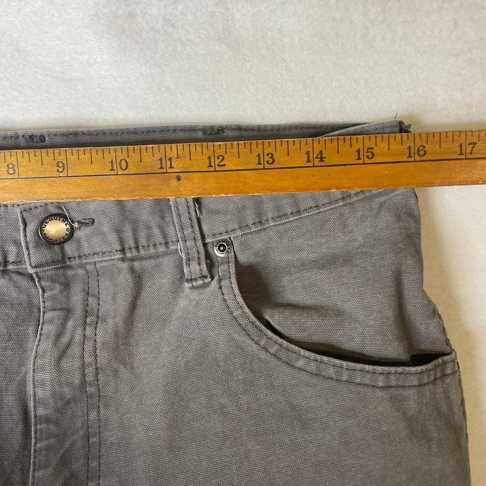 Dickies Work Pants Mens 32x32 Gray Carpenter Utility Twill Regular Fit - Picture 9 of 9